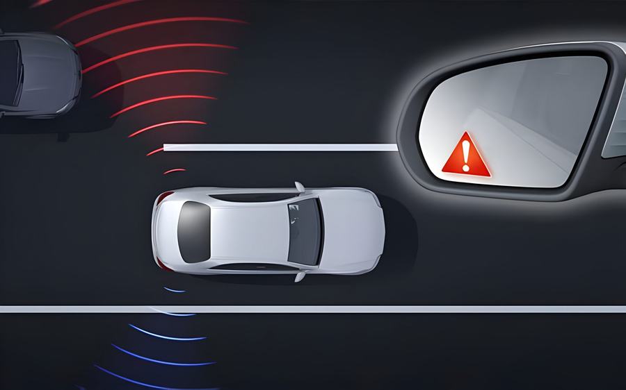 Sistemul de monitorizare a unghiului mort